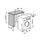 Baumatic BWDI1216 6公斤/3公斤 1200轉 嵌入式洗衣乾衣機